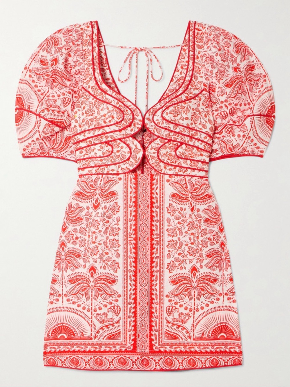 Farm Rio Floral Linen Dress